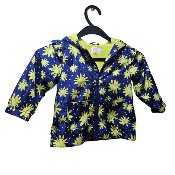 Wonder Nation Floral Jacket w/ Soft Warm Lining Size 18 Months Infant - Picture 1 of 14
